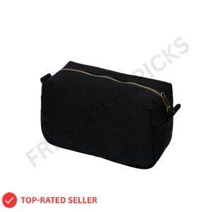 Lightweight Nylon Cosmetic Bag Stand Up Design Travel Organizer Chic Minimal